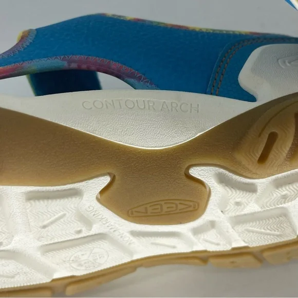 KEEN NEW KNOTCH CREEK TIE DYE RAINBOW BLUE WATER HIKING SANDALS 5 - Picture 10 of 10